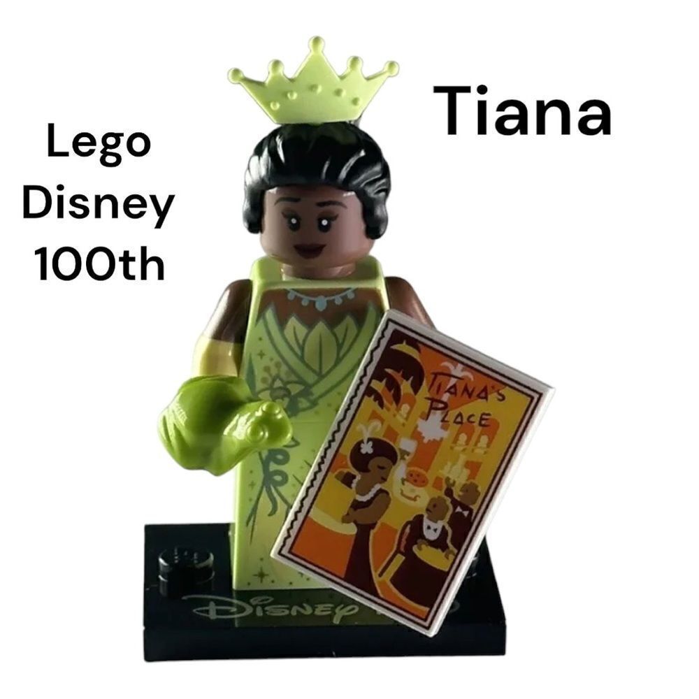 Lego Tiana Disney 100th, Minifigure Lego, Set 71038, Disney, 2023